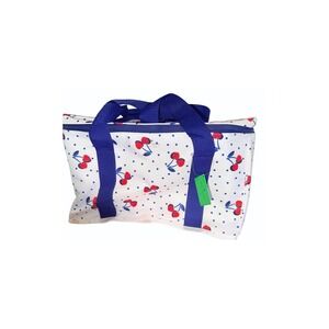 Kate Spade New York Cherry Print Insulated Cooler Tote Bag NWT 16" Large